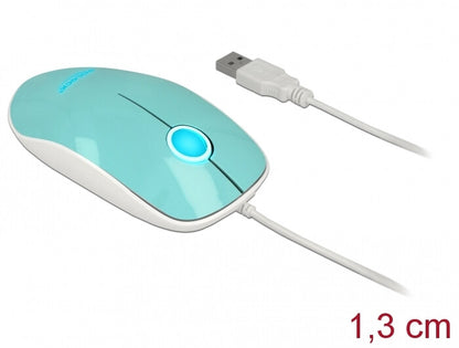 DeLOCK 12538 datormöss Kontor Ambidextrous USB Type-A Optisk 1200 DPI