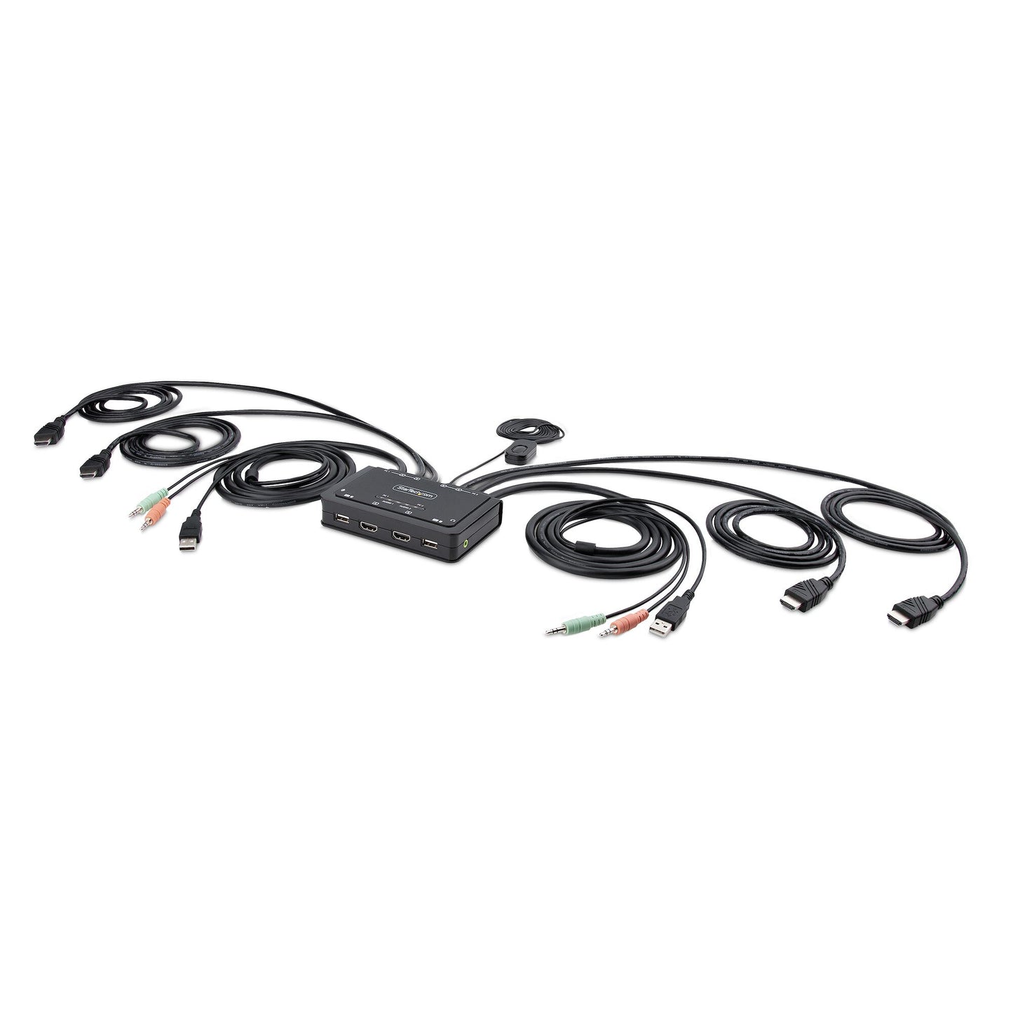 StarTech.com C2-DH46-UA2-CBL-KVM KVM-switchar Svart