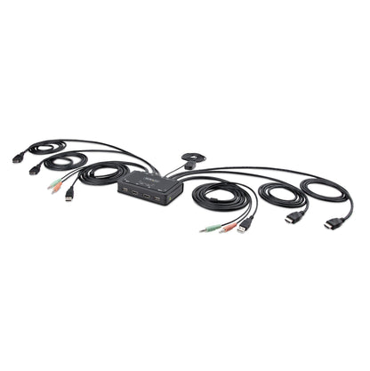 StarTech.com C2-DH46-UA2-CBL-KVM KVM-switchar Svart