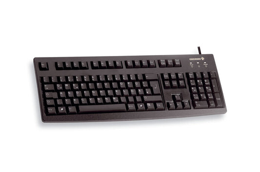 CHERRY G83-6104 tangentbord Universal USB QWERTY Engelska (USA) Svart