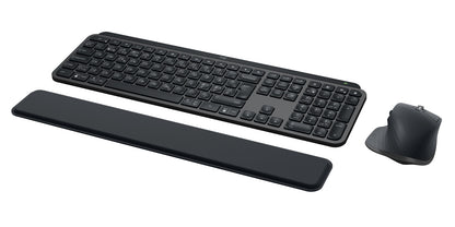 Logitech 920-010931 tangentbord Mus inkluderad Kontor Trådlös RF + Bluetooth QWERTY Nordic grafit