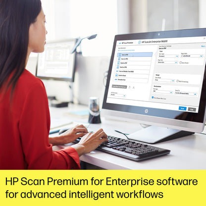 HP ScanJet Enterprise Flow N6600 fnw1 Flatbäddsskanner 1200 x 1200 DPI A4 Vit