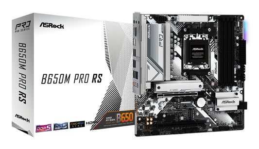 Asrock B650M Pro RS AMD B650 AM5-sockel micro ATX