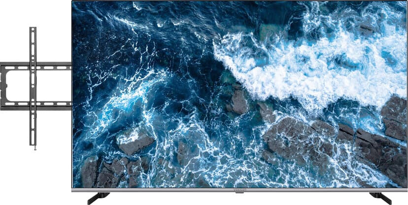 Voxicon VXV765UA 165,1 cm (65") 4K Ultra HD Smart-TV Wi-Fi Svart 250 cd/m²