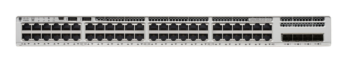 Cisco Catalyst 9200L hanterad L3 Gigabit Ethernet (10/100/1000) Strömförsörjning via Ethernet (PoE) stöd Grå