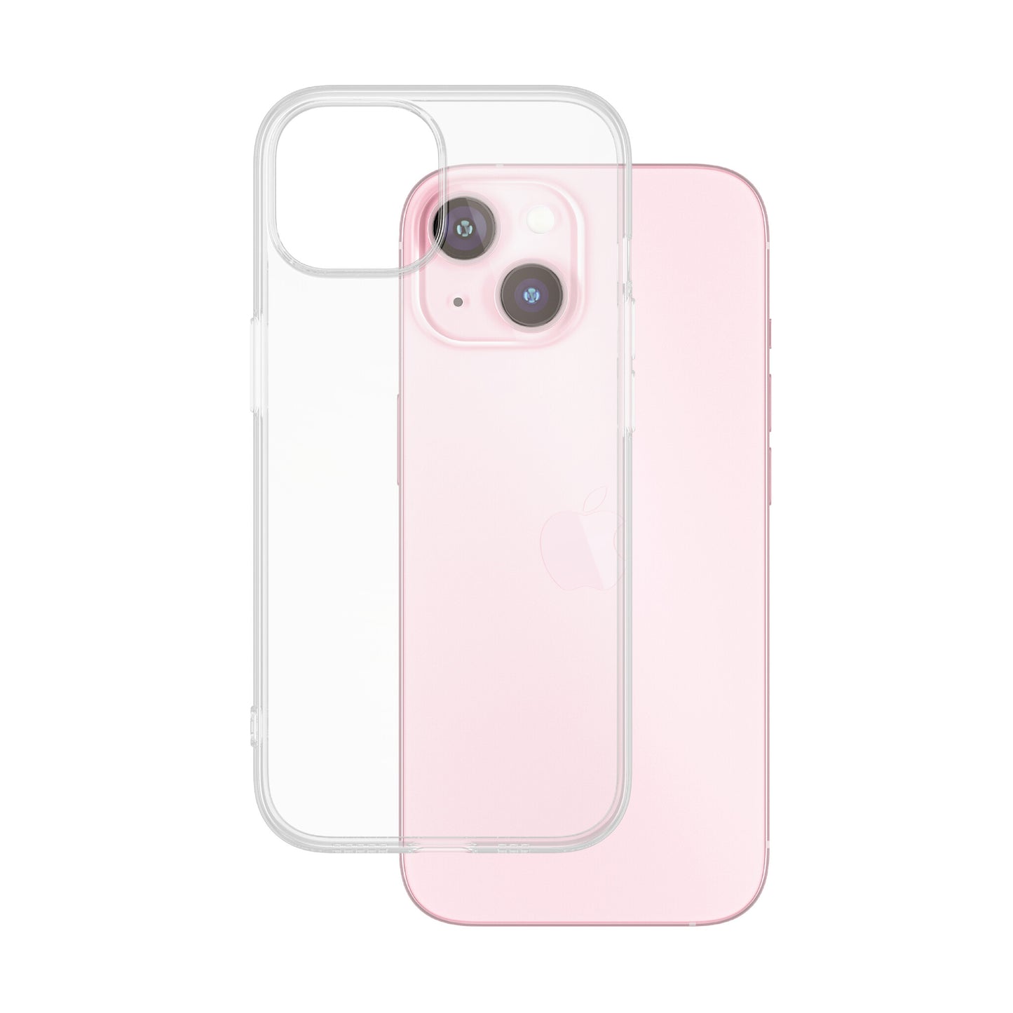 PanzerGlass SAFE. by ® TPU Case Transparent iPhone 15 mobiltelefonfodral Omslag