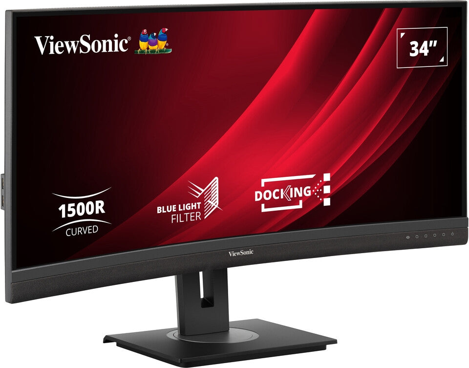 Viewsonic VG3456C platta pc-skärmar 86,4 cm (34") 3440 x 1440 pixlar UltraWide Quad HD LED Svart