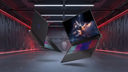 Acer Nitro 18 AI AMD AN18-61-R7SD AMD Ryzen AI 7 PRO 350 Bärbar dator 45,7 cm (18") WQXGA 16 GB DDR5-SDRAM 1 TB SSD NVIDIA GeForce RTX 5070 Ti Wi-Fi 6E (802.11ax) Windows 11 Home tyska Svart