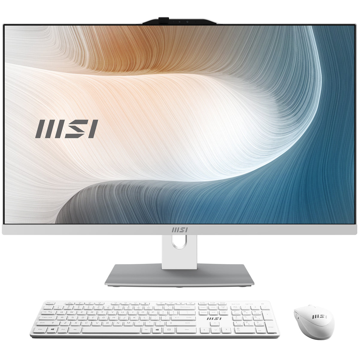 MSI Modern AM242P 1M-1873AT Intel Core 3 100U 60,5 cm (23.8") 1920 x 1080 pixlar Allt-i-ett-dator 16 GB DDR5-SDRAM 256 GB SSD Windows 11 Home Wi-Fi 6E (802.11ax) Vit