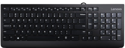 Lenovo 300 tangentbord Universal USB QWERTY Engelska (USA) Svart