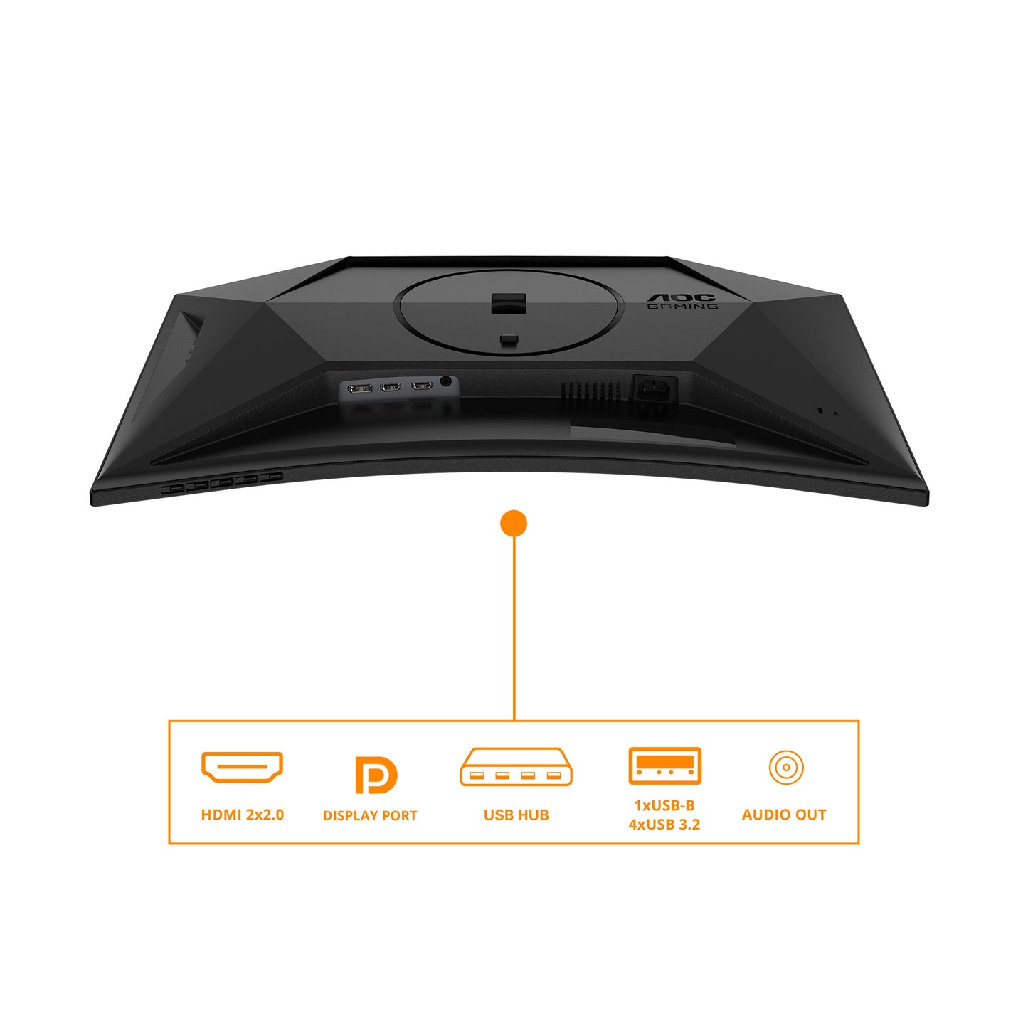 AOC G4 C27G4ZXU platta pc-skärmar 68,6 cm (27") 1920 x 1080 pixlar Full HD LED Svart