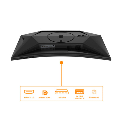 AOC G4 C27G4ZXU platta pc-skärmar 68,6 cm (27") 1920 x 1080 pixlar Full HD LED Svart