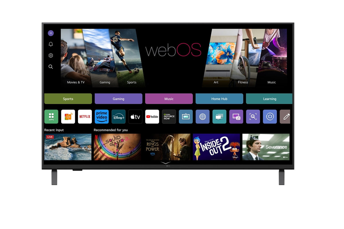 LG UHD AI 43UA75003LA TV-apparat 109,2 cm (43") 4K Ultra HD Smart-TV Wi-Fi Svart
