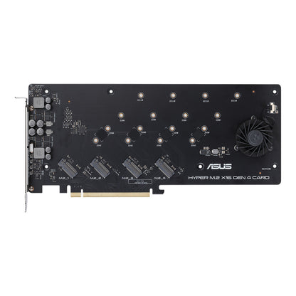 ASUS Hyper M.2 x16 Gen 4 nätverkskort/adapters Intern