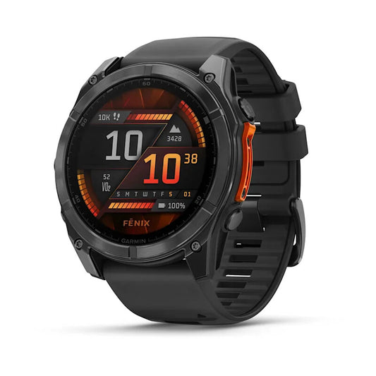 Garmin Fenix 8 3,56 cm (1.4") AMOLED 51 mm Digital 454 x 454 pixlar Pekskärm Grå Wi-Fi GPS