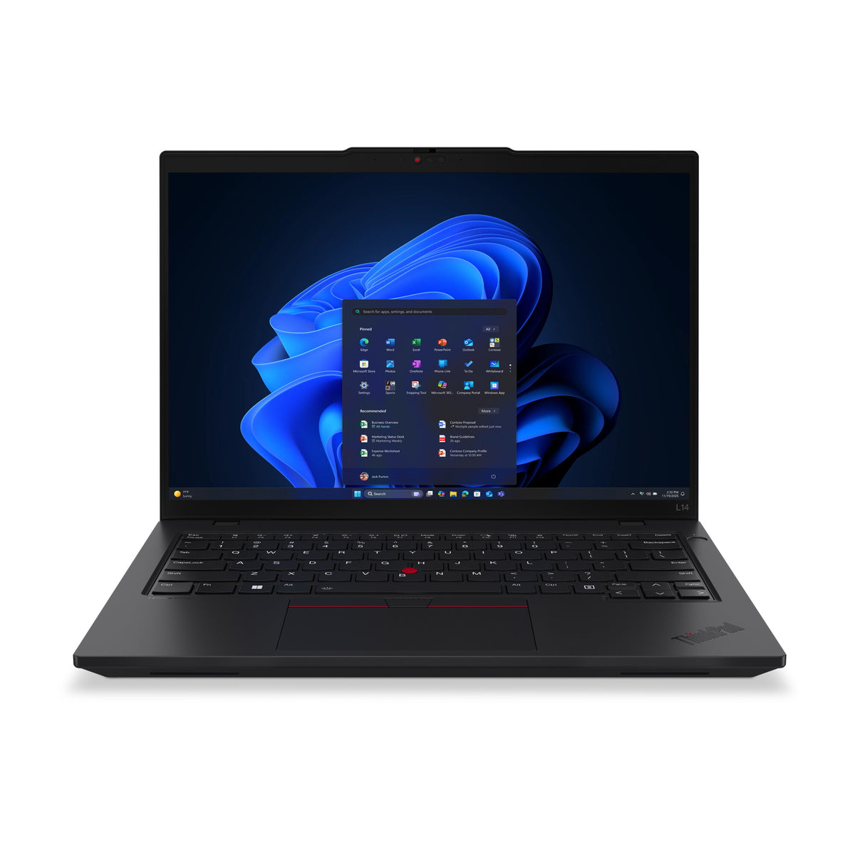 Lenovo ThinkPad L14 Gen 6 (Intel) Intel Core Ultra 5 225U Bärbar dator 35,6 cm (14") WUXGA 16 GB DDR5-SDRAM 512 GB SSD Wi-Fi 6E (802.11ax) Windows 11 Pro tyska Svart