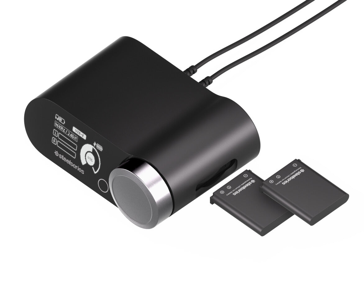 Steelseries Arctis Nova Pro Wireless Headset Kabel & Trådlös Huvudband Spela Bluetooth Silver, Vit