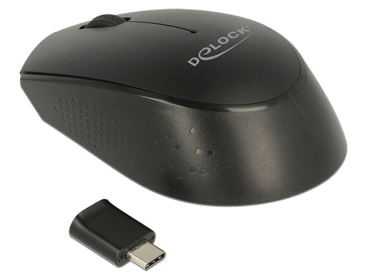 DeLOCK 12526 datormöss Kontor Ambidextrous RF Trådlös Optisk 1000 DPI
