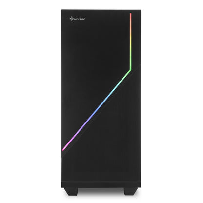 Sharkoon RGB FLOW Midi Tower Svart