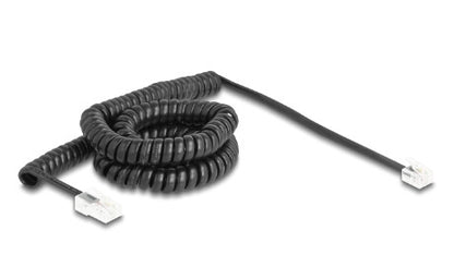 DeLOCK 88481 telefonkablar 5 m Svart