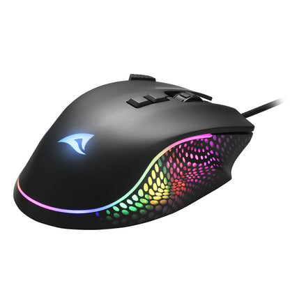 Sharkoon SHARK Force 3 datormöss Spela högerhand USB Type-A Optisk 12800 DPI