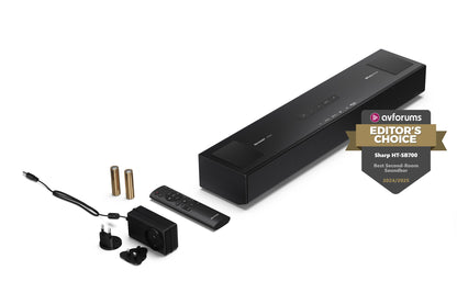 Sharp HT-SB700 soundbar-högtalare Svart 2.0.2 kanaler 140 W