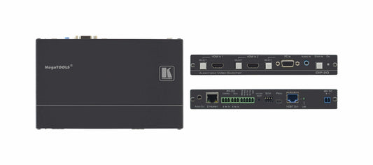 Kramer Electronics DIP-20 AV-förlängare Sändare för AV-utrustning Svart