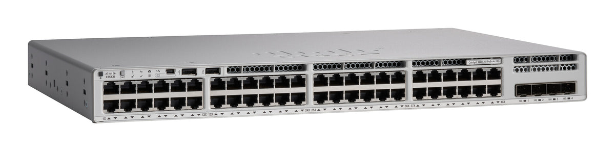 Cisco Catalyst 9200L hanterad L3 Gigabit Ethernet (10/100/1000) Strömförsörjning via Ethernet (PoE) stöd Grå