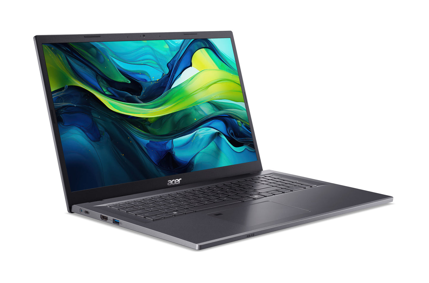 Acer Aspire A17-51M-558T Intel Core 5 120U Bärbar dator 43,9 cm (17.3") Full HD 16 GB LPDDR5-SDRAM 512 GB SSD Wi-Fi 6E (802.11ax) Windows 11 Pro Grå