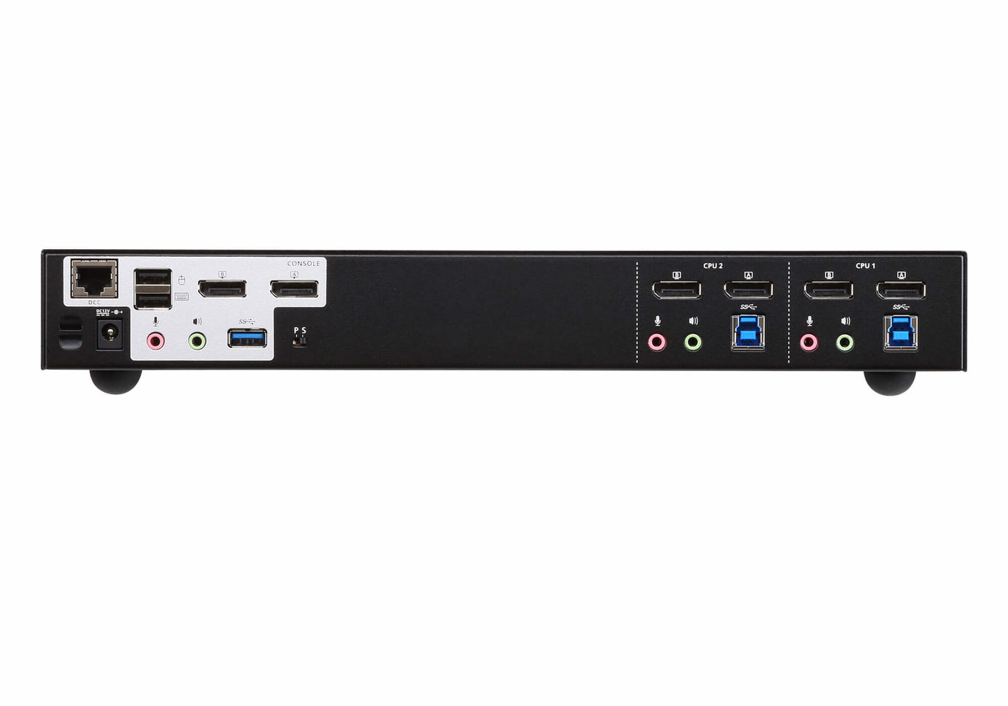ATEN USB 3.0 4K DisplayPort Dual Display KVMP™-switch med 2 portar