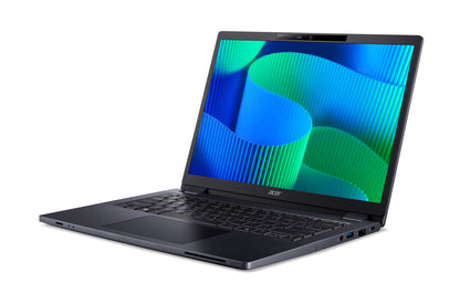 Acer TravelMate P4 TMP414-42-TCO-R86F AMD Ryzen™ 5 8540U Bärbar dator 35,6 cm (14") WUXGA 16 GB 512 GB SSD Wi-Fi 6E (802.11ax) Windows 11 Pro Blå