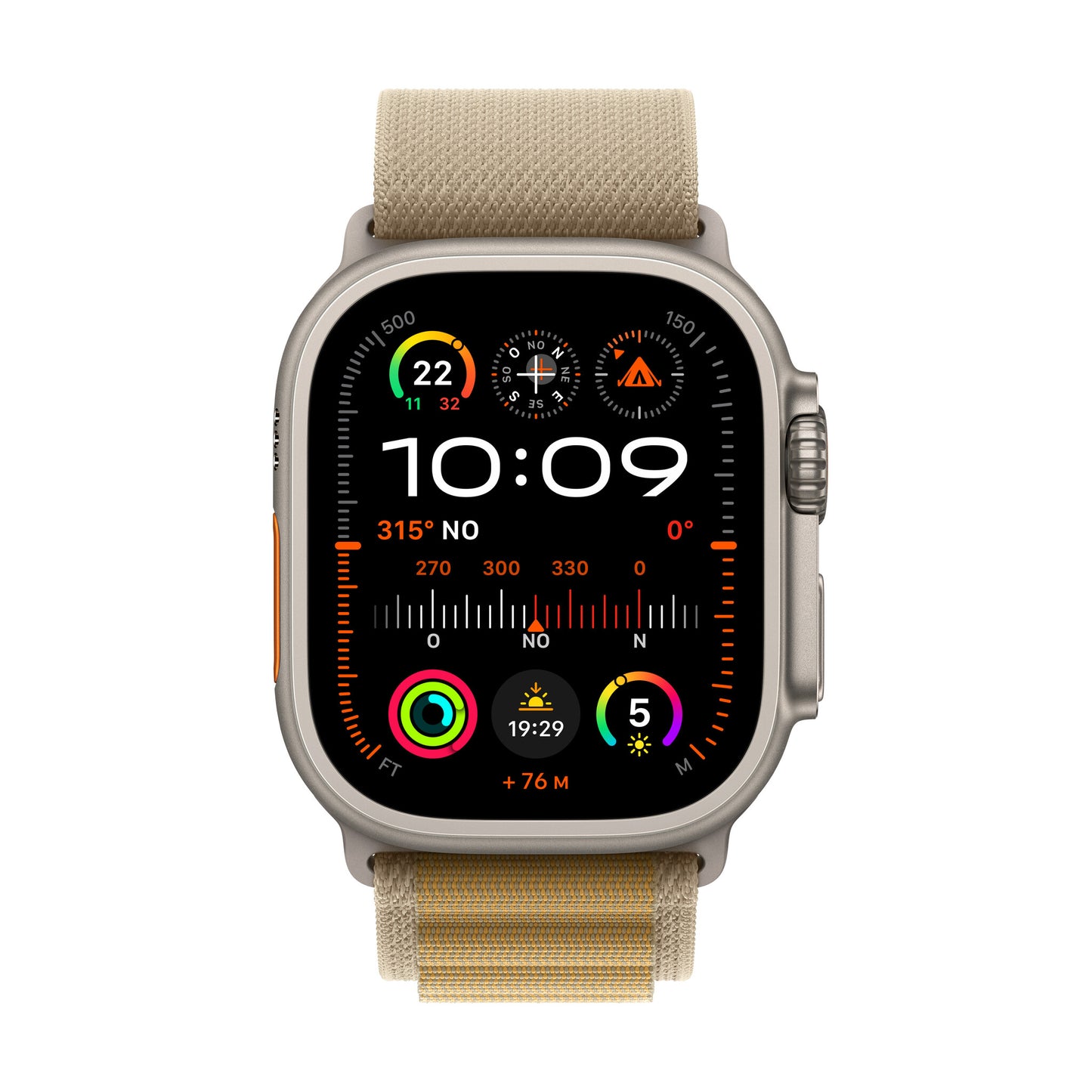 Apple Watch Ultra 2 OLED 49 mm Digital 410 x 502 pixlar Pekskärm 4G Titan GPS Watch Ultra 2, 49mm, GPS + Cellular, OLED, Always-on Retina, S9, Digital Crown, Bluetooth, watchOS