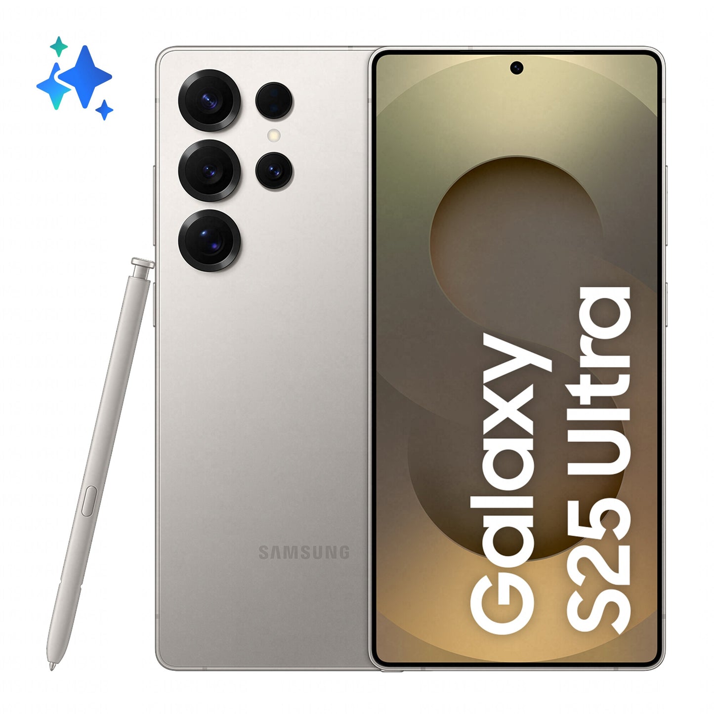Samsung Galaxy S25 Ultra 17,5 cm (6.9") Dubbla SIM-kort Android 15 5G USB Type-C 12 GB 512 GB 5000 mAh Grå, Titan