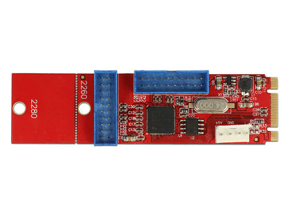 DeLOCK 62843 nätverkskort/adapters Intern USB 3.2 Gen 1 (3.1 Gen 1)