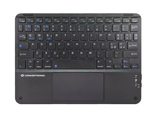 Conceptronic TOBIN01BIT tangentbord Universal Bluetooth QWERTY Italiensk Svart