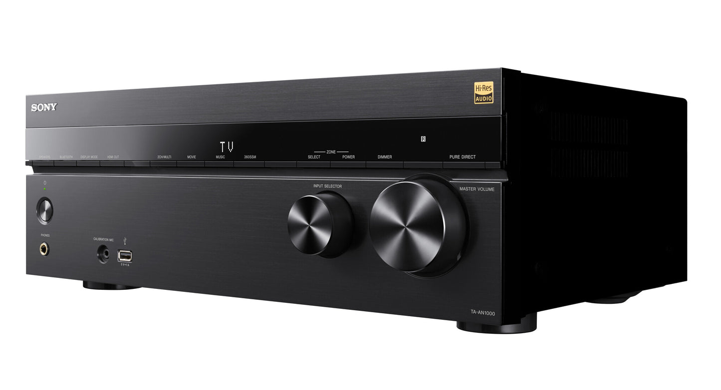 Sony TA-AN1000 165 W 7.2 kanaler Surround 3D kompatibilitet Svart