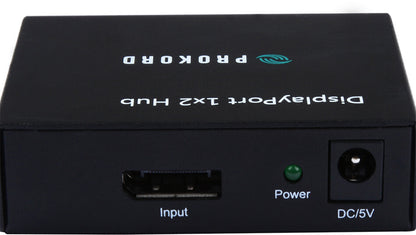 Prokord DPHUB0102 bilddelare DisplayPort 2x DisplayPort