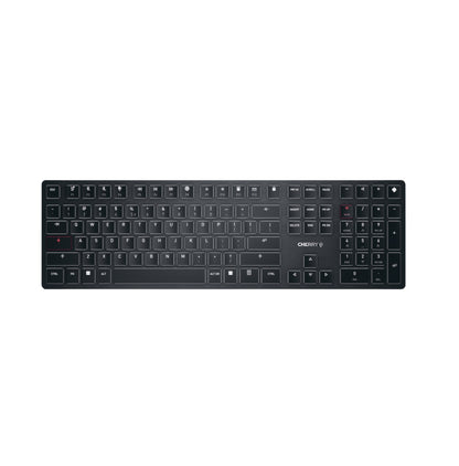 CHERRY KW X ULP tangentbord Universal USB + RF Wireless + Bluetooth QWERTY Amerikanskt internationellt Svart