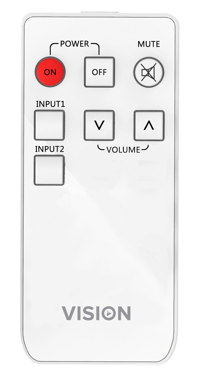 Vision TC3-AMP ljudförstärkare 2.0 kanaler Hem Vit
