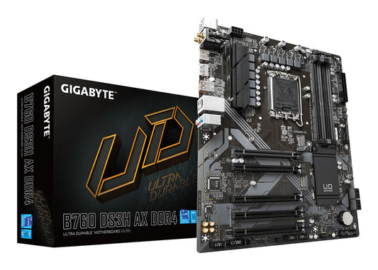 GIGABYTE B760 DS3H AX DDR4 moderkort Intel B760 Express LGA 1700 ATX