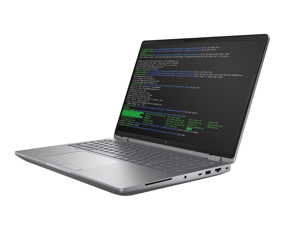 HP ZBook Fury G1i Mobile Workstation Intel Core Ultra 9 285HX Mobil arbetsstation 40,6 cm (16") WQXGA 64 GB DDR5-SDRAM 1 TB SSD NVIDIA RTX PRO 5000 Blackwell Wi-Fi 7 (802.11be) Windows 11 Pro AI Workstation, AI PC Silver
