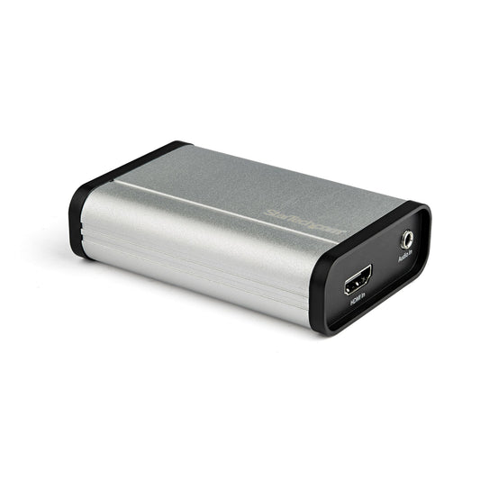 StarTech.com HDMI till USB C Videoinspelningsenhet 1080p 60 b/s - UVC - Extern USB 3.0 Type-C inspelning/livestreaming - HDMI Audio/Video inspelningsadapter - Fungerar med USB-C/USB-A/Thunderbolt 3