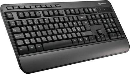 Voxicon DK-295WL tangentbord Kontor RF Trådlös QWERTY Nordic Svart