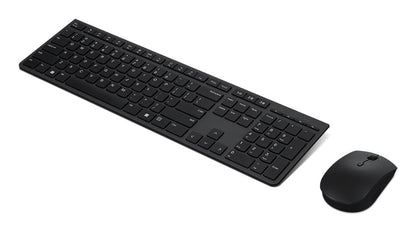 Lenovo 4X31K03975 tangentbord Mus inkluderad Trådlös RF + Bluetooth Nordic Grå