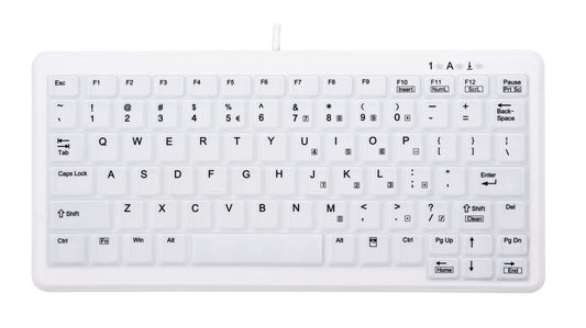 CHERRY AK-C4110 tangentbord Medical USB QWERTY Engelska (USA) Vit