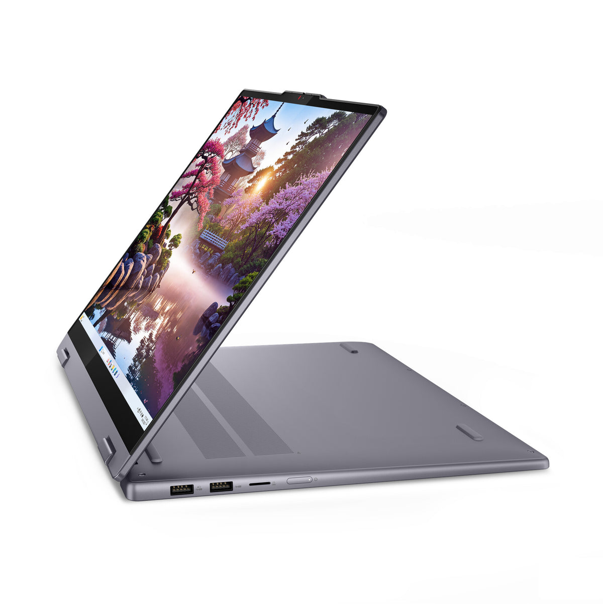 Lenovo IdeaPad 5 2-in-1 16AKP10 Copilot+ PC AMD Ryzen AI 5 340 Hybrid (2-i-1) 40,6 cm (16") Pekskärm WUXGA 16 GB LPDDR5x-SDRAM 1 TB SSD Wi-Fi 7 (802.11be) Windows 11 Home tyska Grå