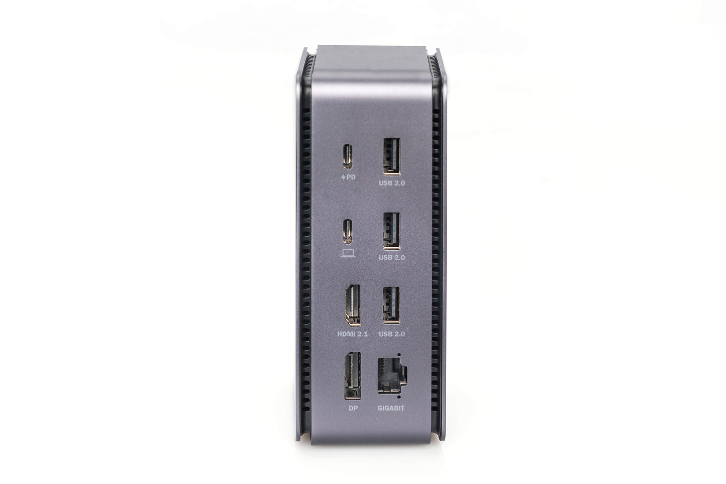 Digitus DA-70897 dockningsstationer för bärbara datorer Kabel USB 3.2 Gen 1 (3.1 Gen 1) Type-C Svart, Grå
