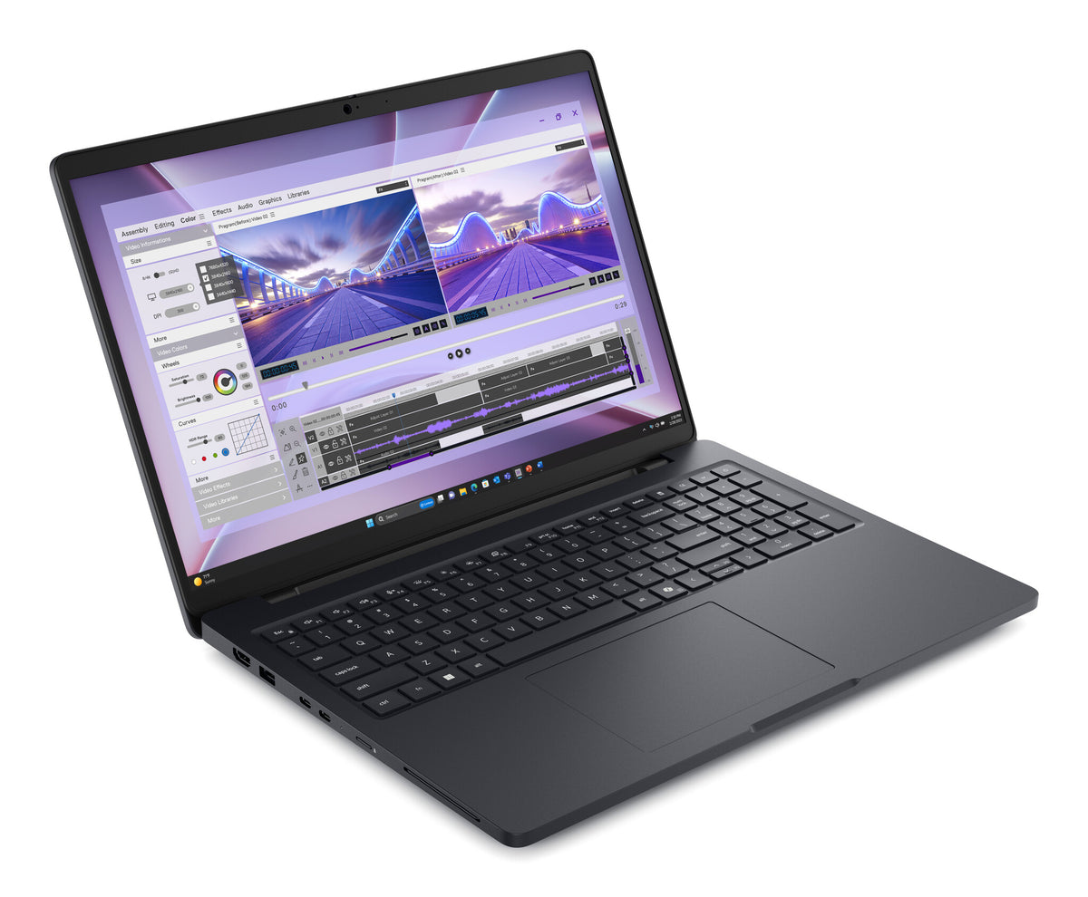 DELL Pro Max 16 MC16250 Intel Core Ultra 7 265H Mobil arbetsstation 40,6 cm (16") Full HD+ 32 GB DDR5-SDRAM 1 TB SSD NVIDIA RTX PRO 500 Blackwell Wi-Fi 7 (802.11be) Windows 11 Pro Nordic Svart
