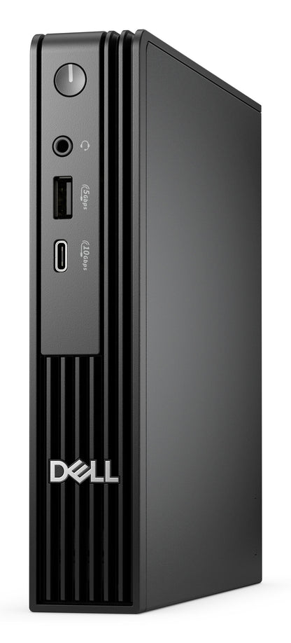 DELL Pro QCM1250 Intel® Core™ i3 i3-14100T 8 GB DDR5-SDRAM 512 GB SSD Windows 11 Pro Micro PC Mini-PC Svart