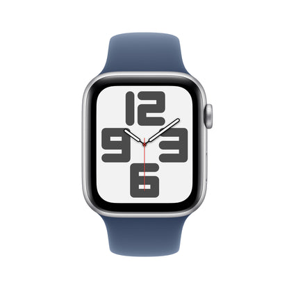 Apple Watch SE OLED 44 mm Digital 368 x 448 pixlar Pekskärm 4G Silver Wi-Fi GPS